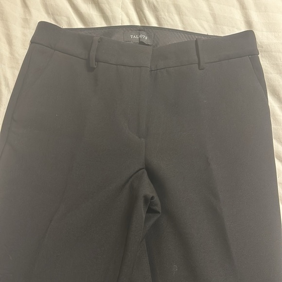 Talbots - Black Straight Leg Ankle Pants - Size 10P - Picture 3 of 8